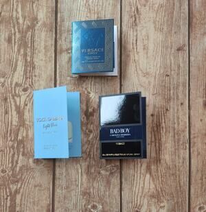 Men’s Luxury Cologne Samples Bundle- Fragrance- Versace- Dolce Gabbana- Herrerra